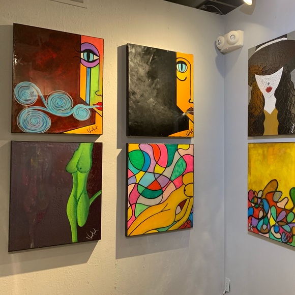 Highest levels of peace, mixed media on canvas - Picture 2 of 3